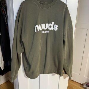 Nuuds Khaki Crewneck Sweatshirt